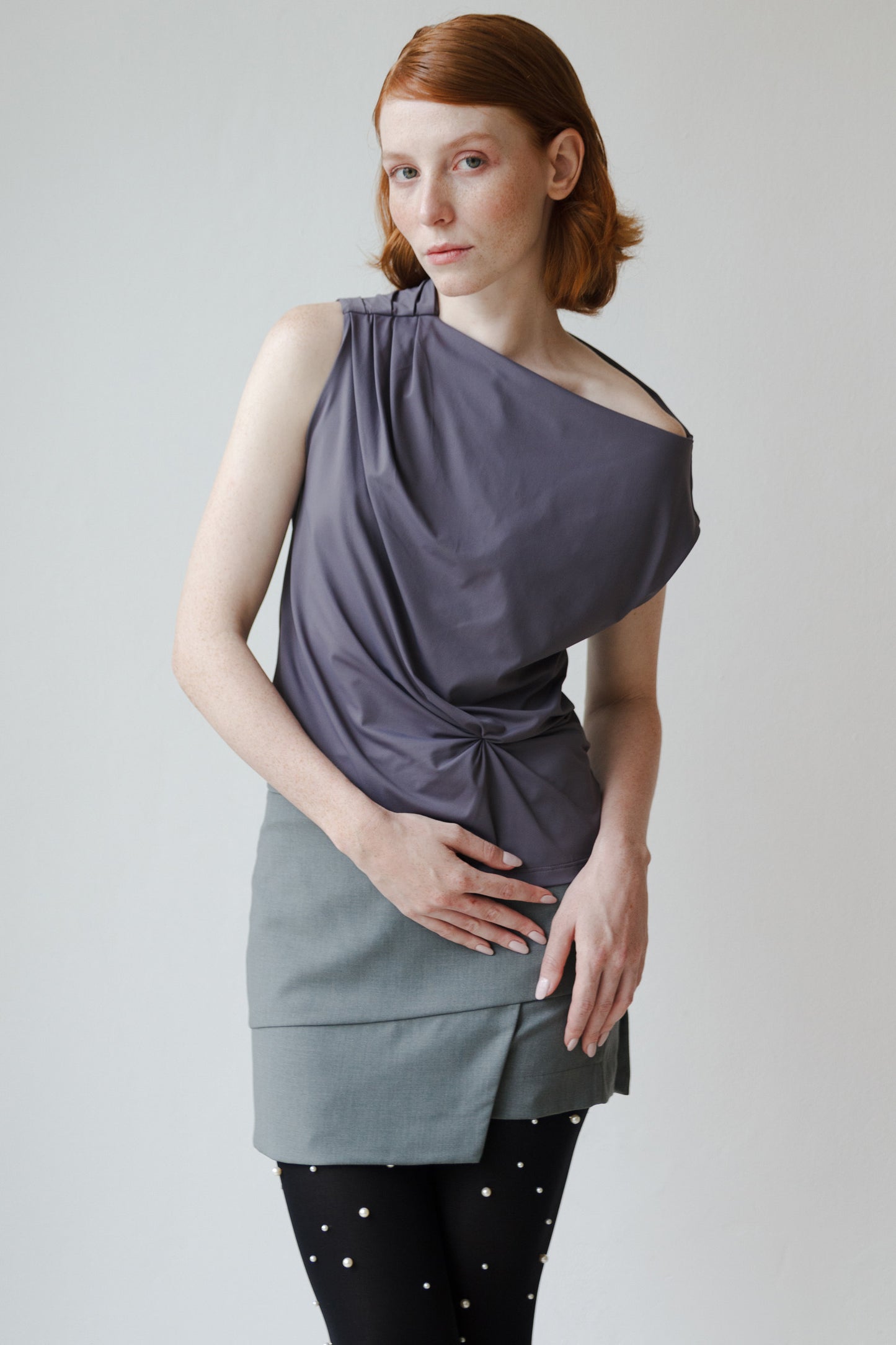 Blusa Iole Cinza
