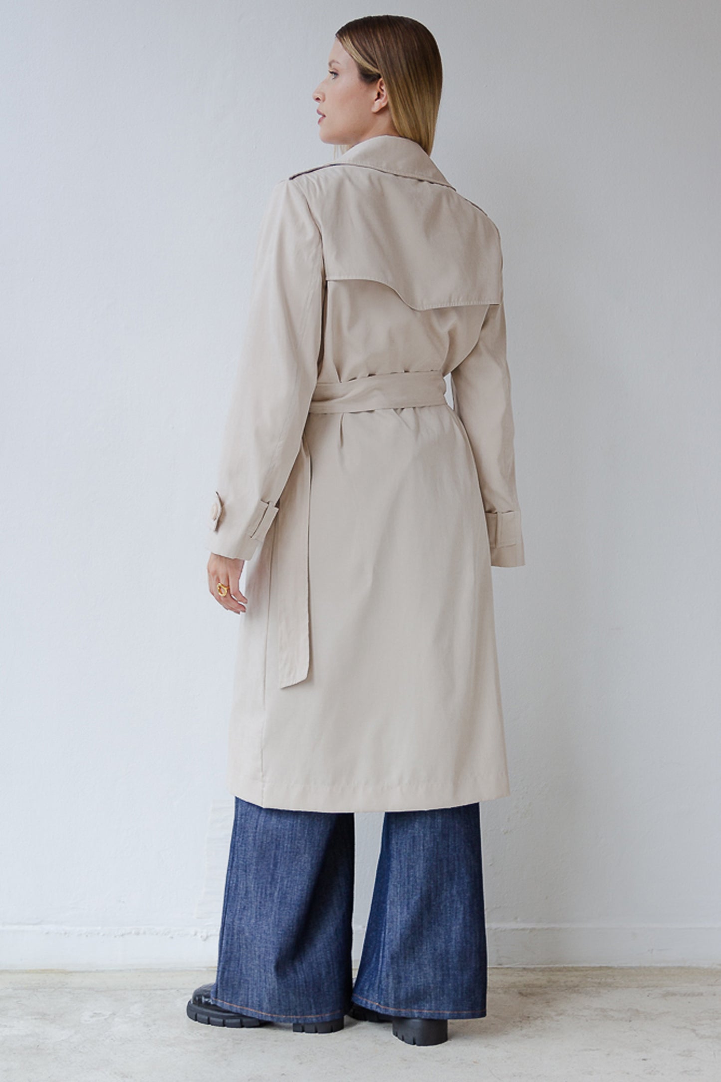 Trench Coat Jazz Areia