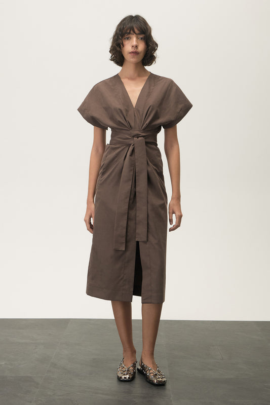 Vestido Michelangelo Marrom