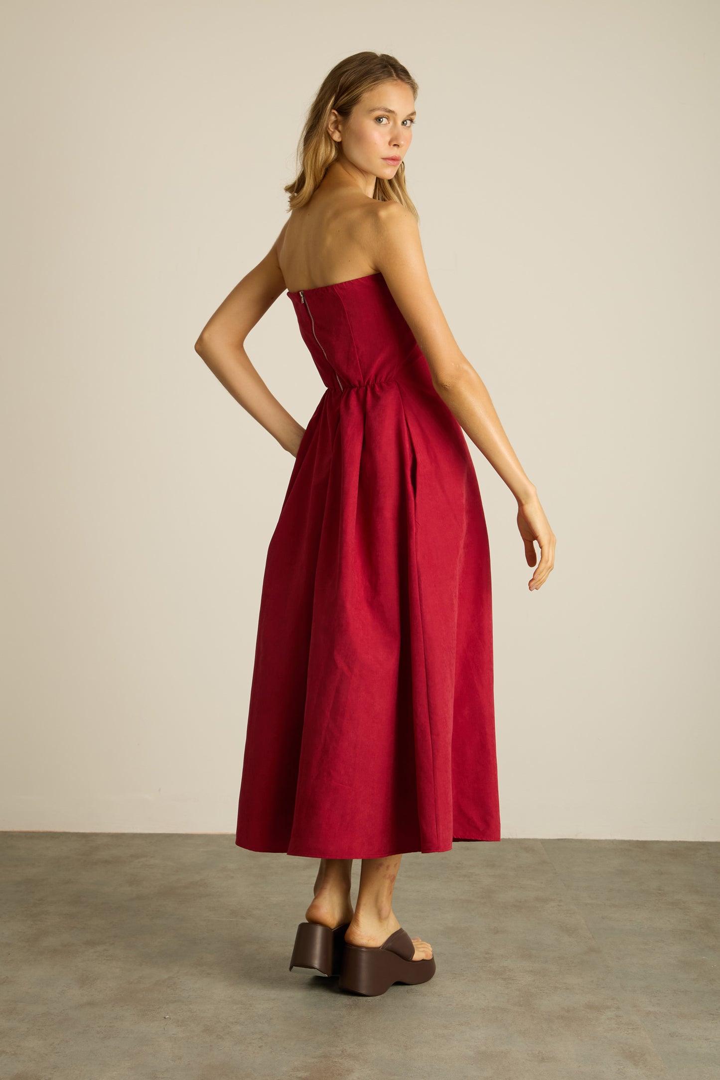 Vestido Degas Vermelho