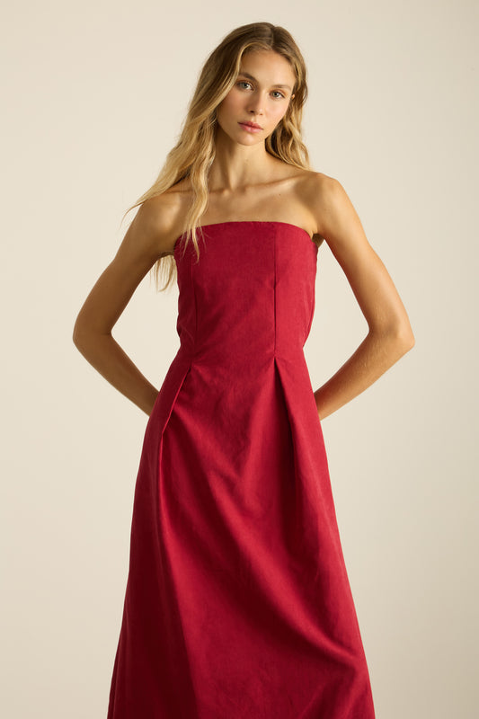 Vestido Degas Vermelho