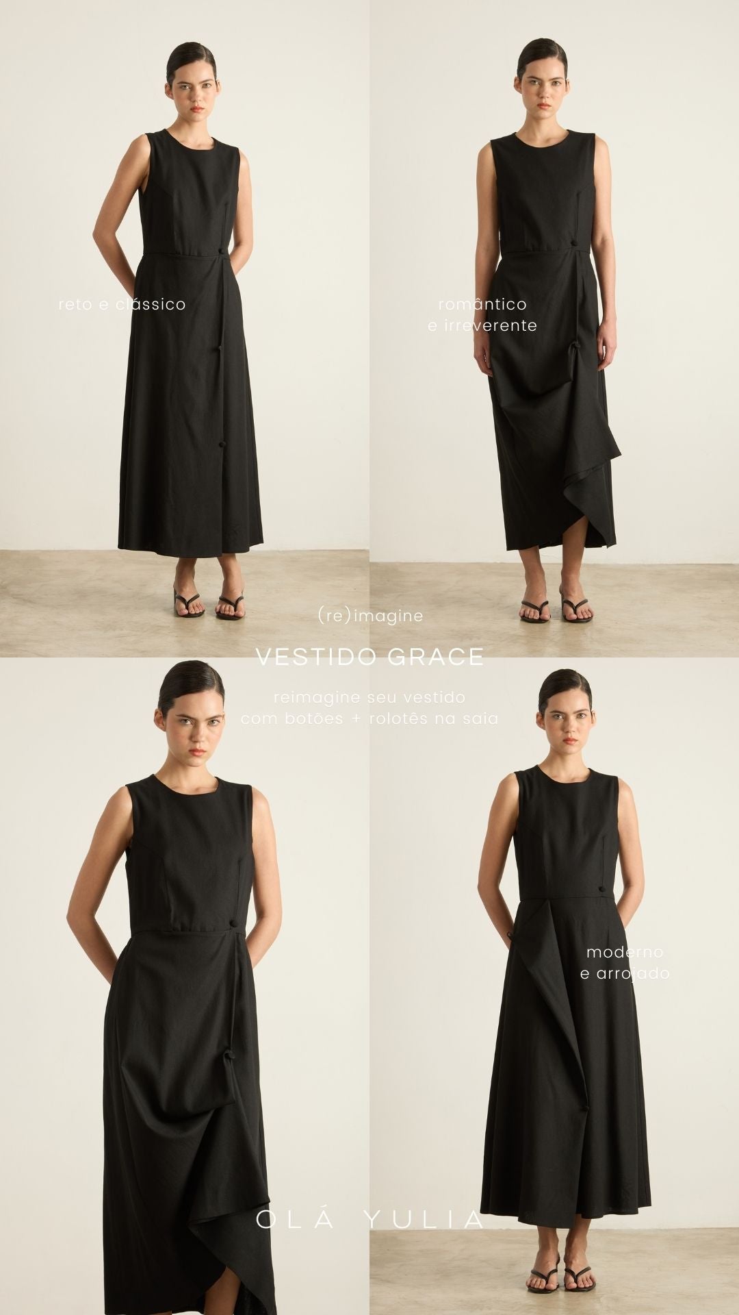 Vestido Grace Preto