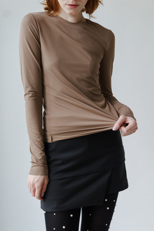 Blusa Vic Castanho