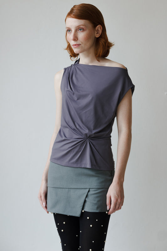 Blusa Iole Cinza