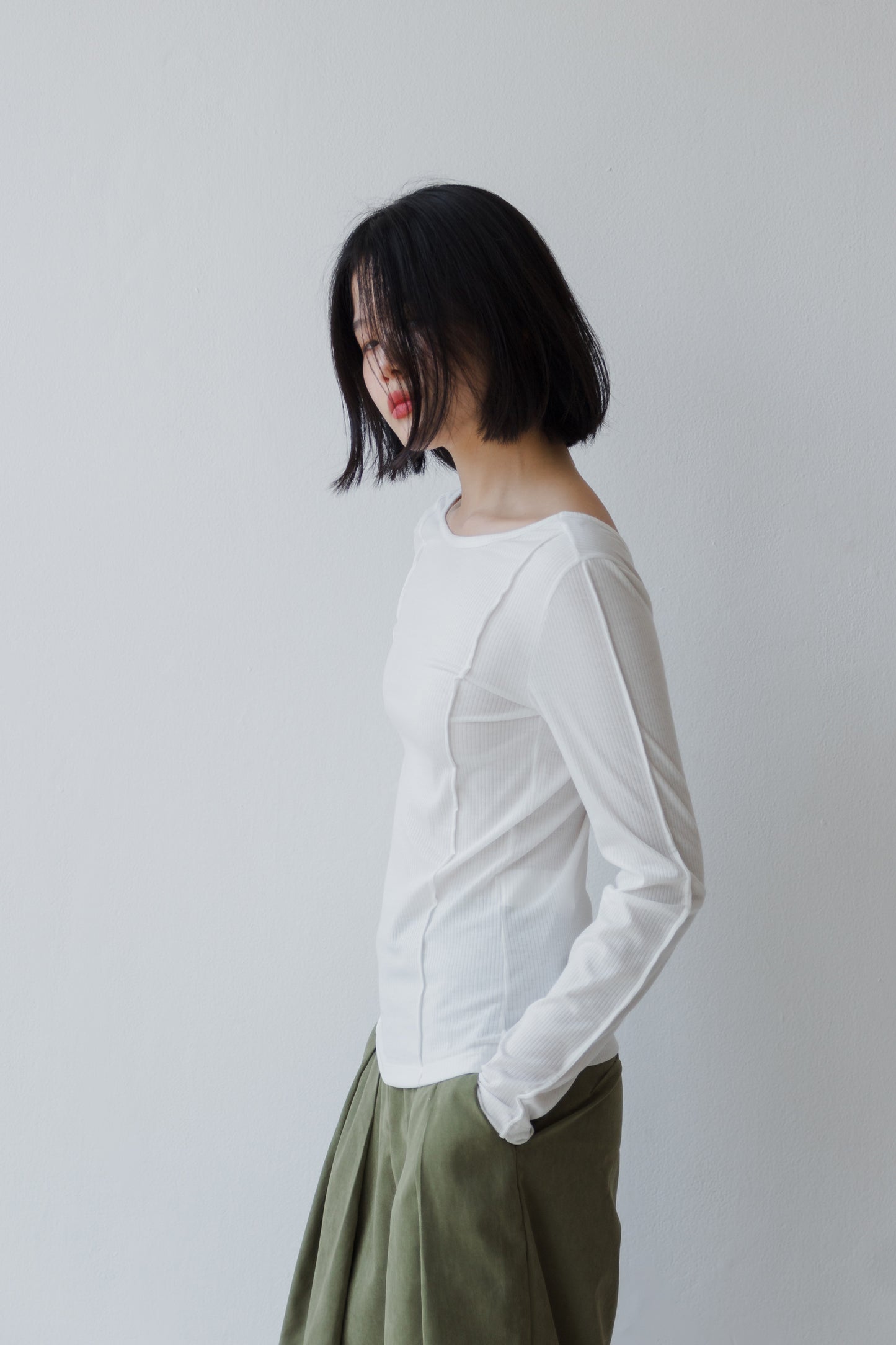 Manga Longa Basic Off-white