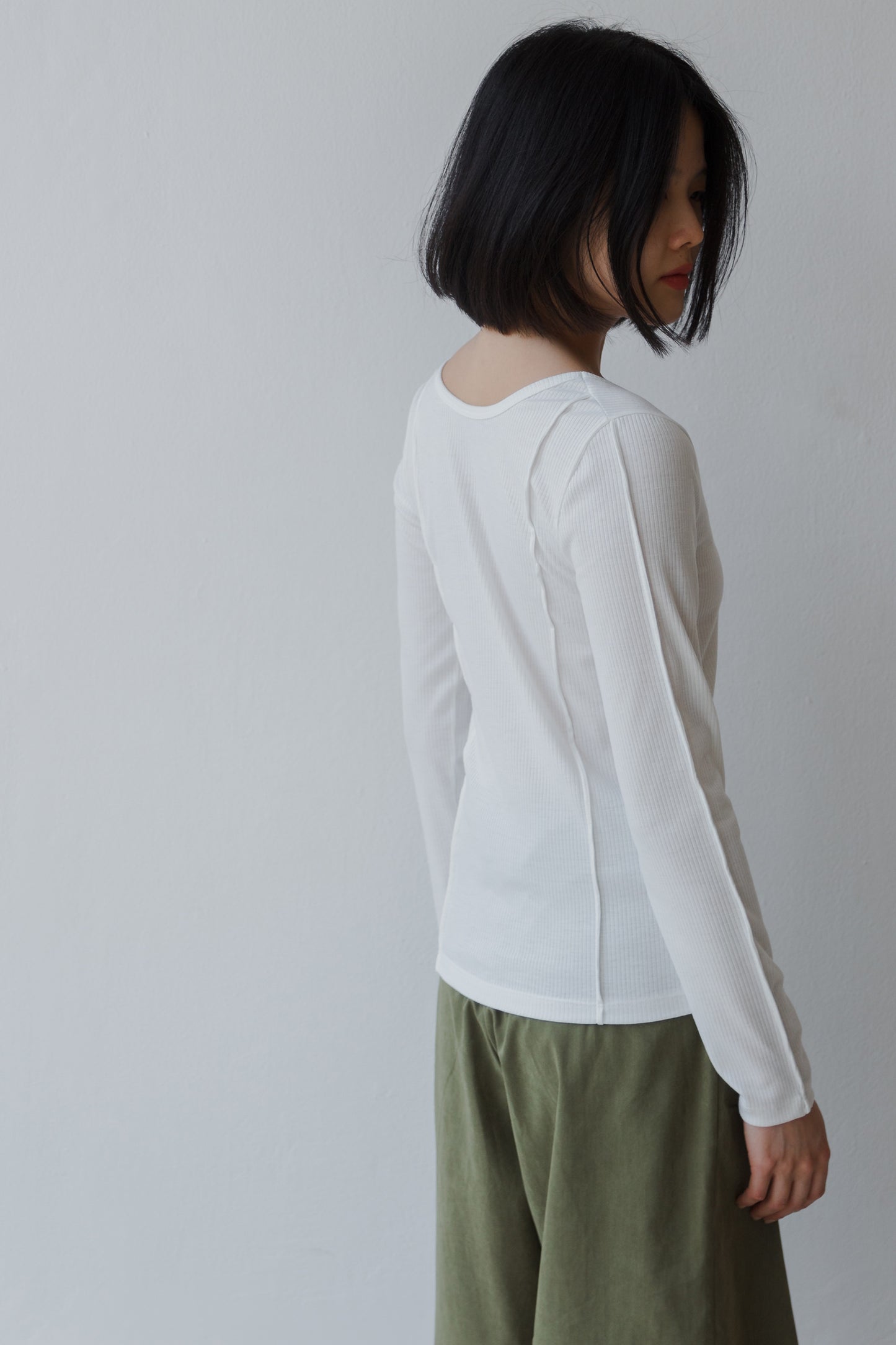 Manga Longa Basic Off-white