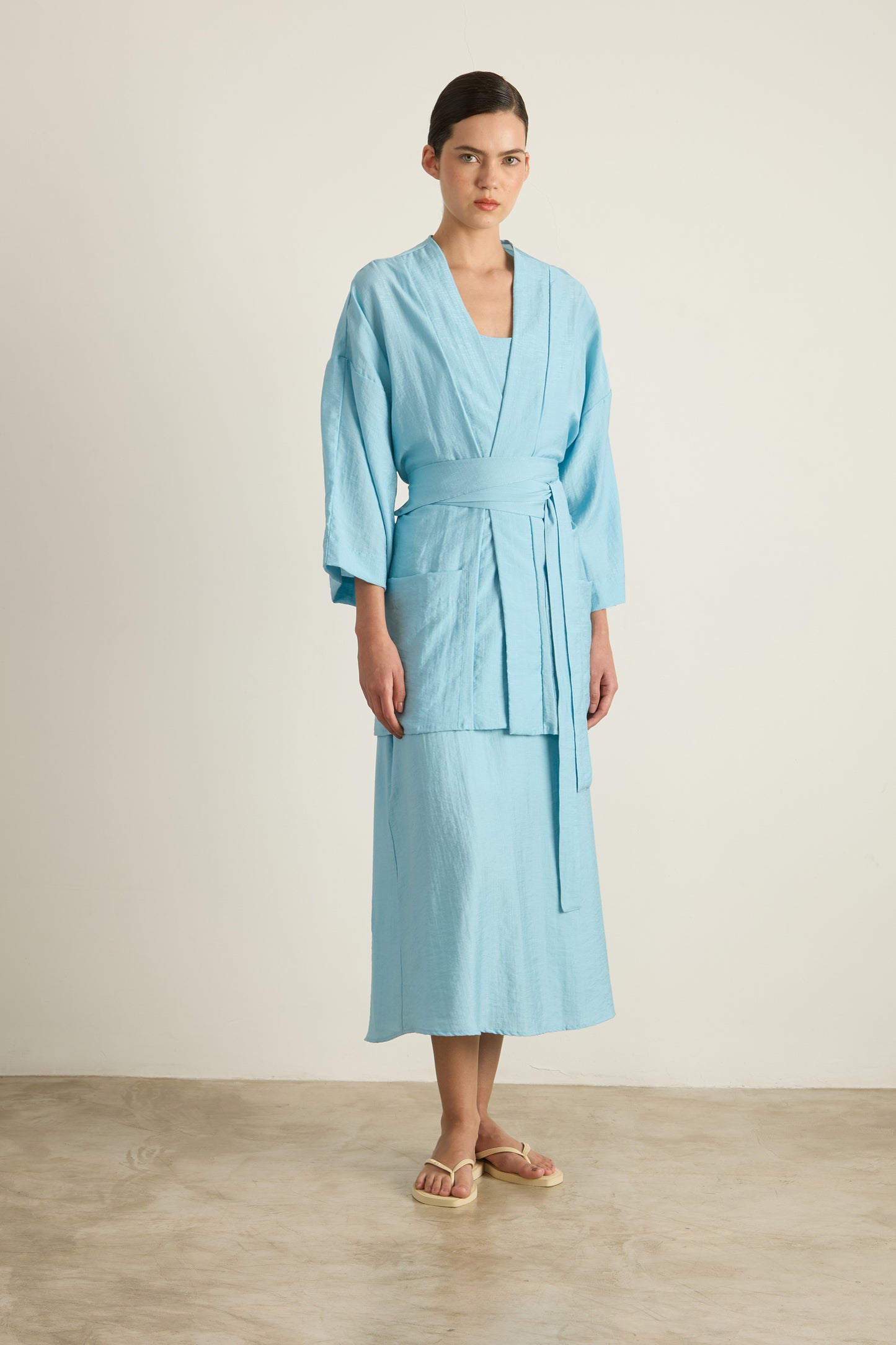 Kimono Perfeito Azul-claro